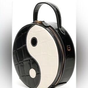 Black and White Yin Yang Mini Bag: Staud Never Used